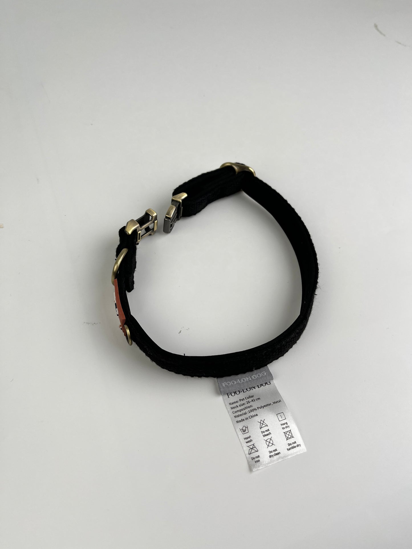 FOO-LON DOG Adjustable Pet Collar – Durable & Comfortable Dog Collar with Metal Buckle for Small and Medium Pets