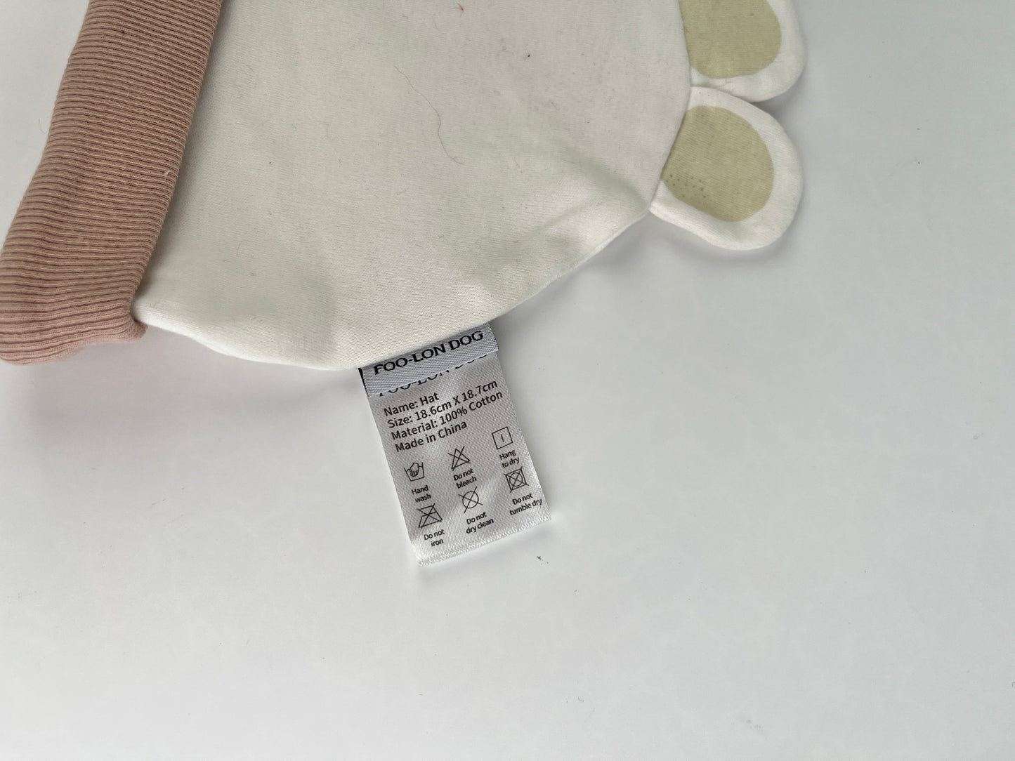 FOO-LON DOG Baby Cotton Beanie – Soft Ear Design Hat for Newborns & Infants